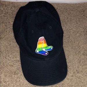 red sox pride hat